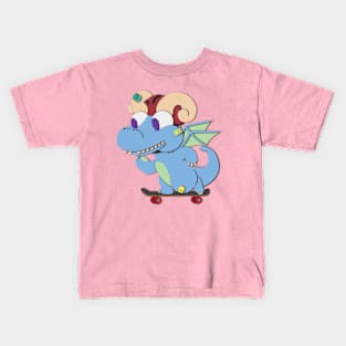 Skateboard Dragon Kids T-Shirt